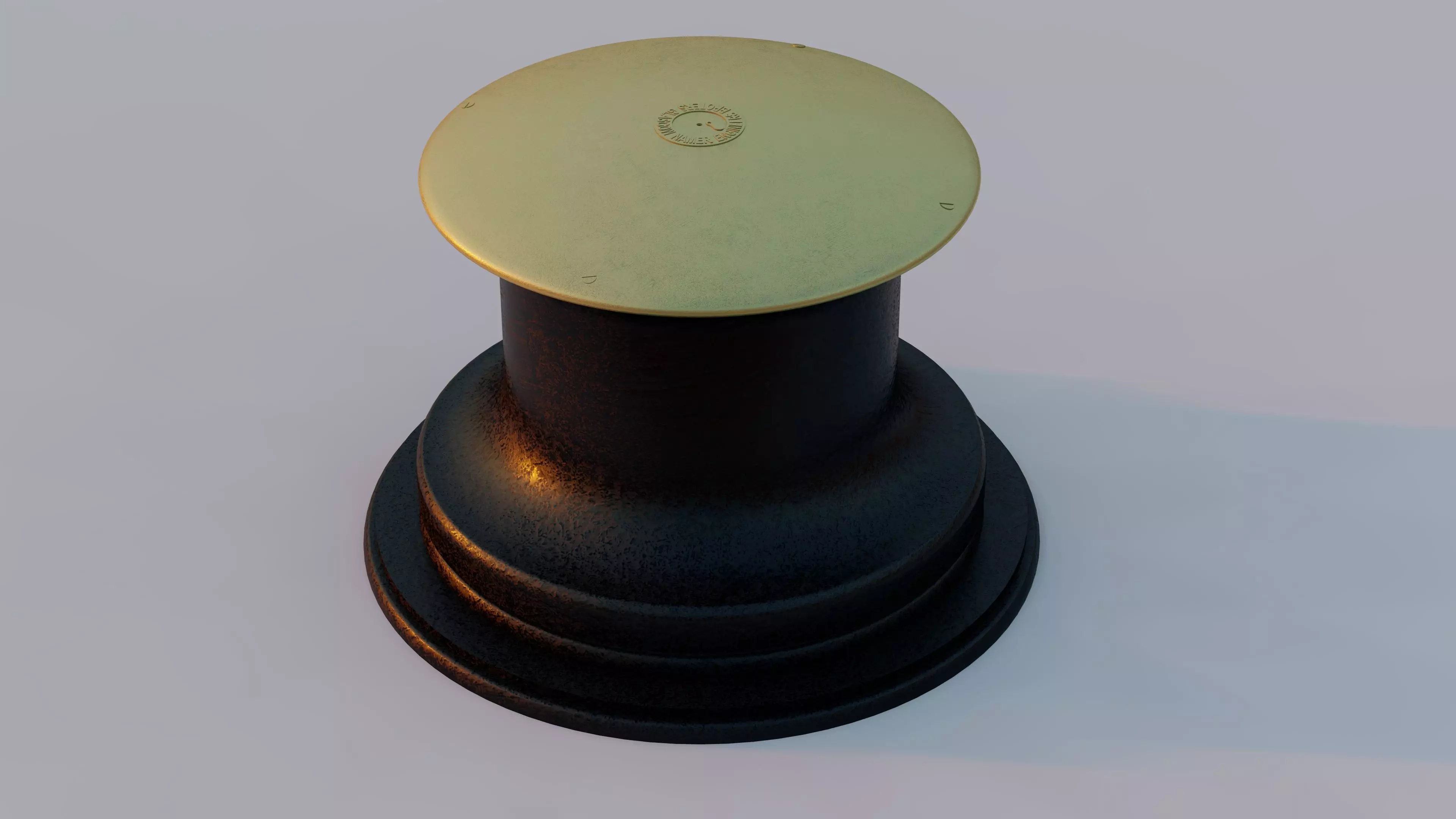 RMS Titanic Capstan 3D model_0