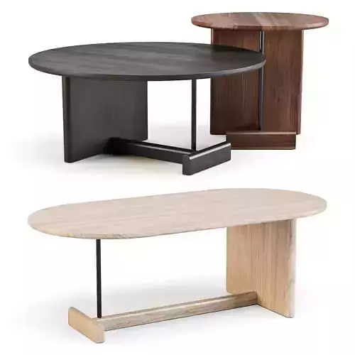 Fogia Koku - Coffee and Side Table Set 01