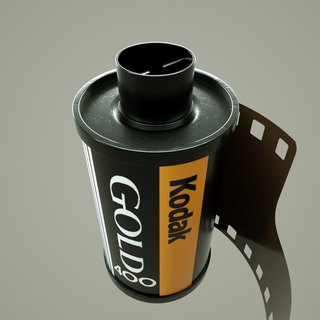 Film Roll Kodak 3d model PBR 3D model_1