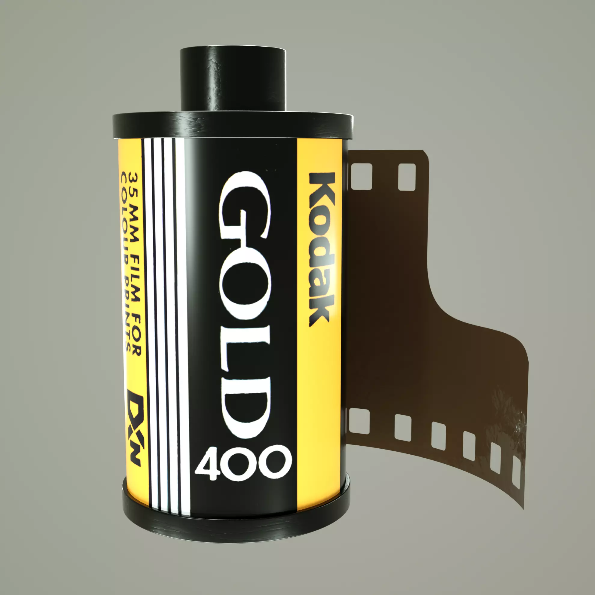 Film Roll Kodak 3d model PBR 3D model_0