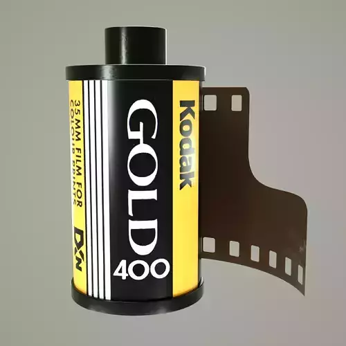 Film Roll Kodak 3d model PBR 3D model