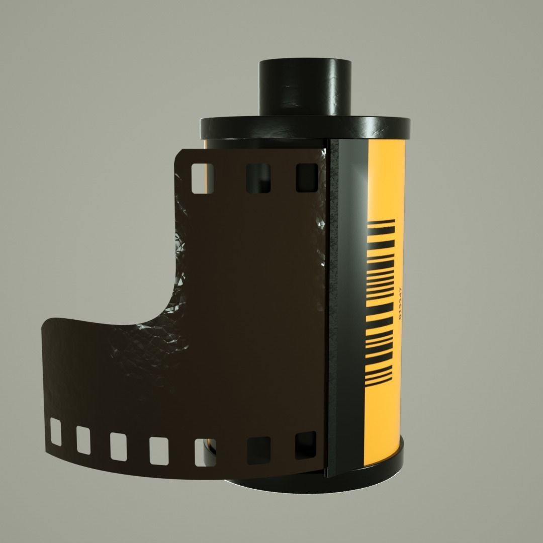 Film Roll Kodak 3d model PBR 3D model_3
