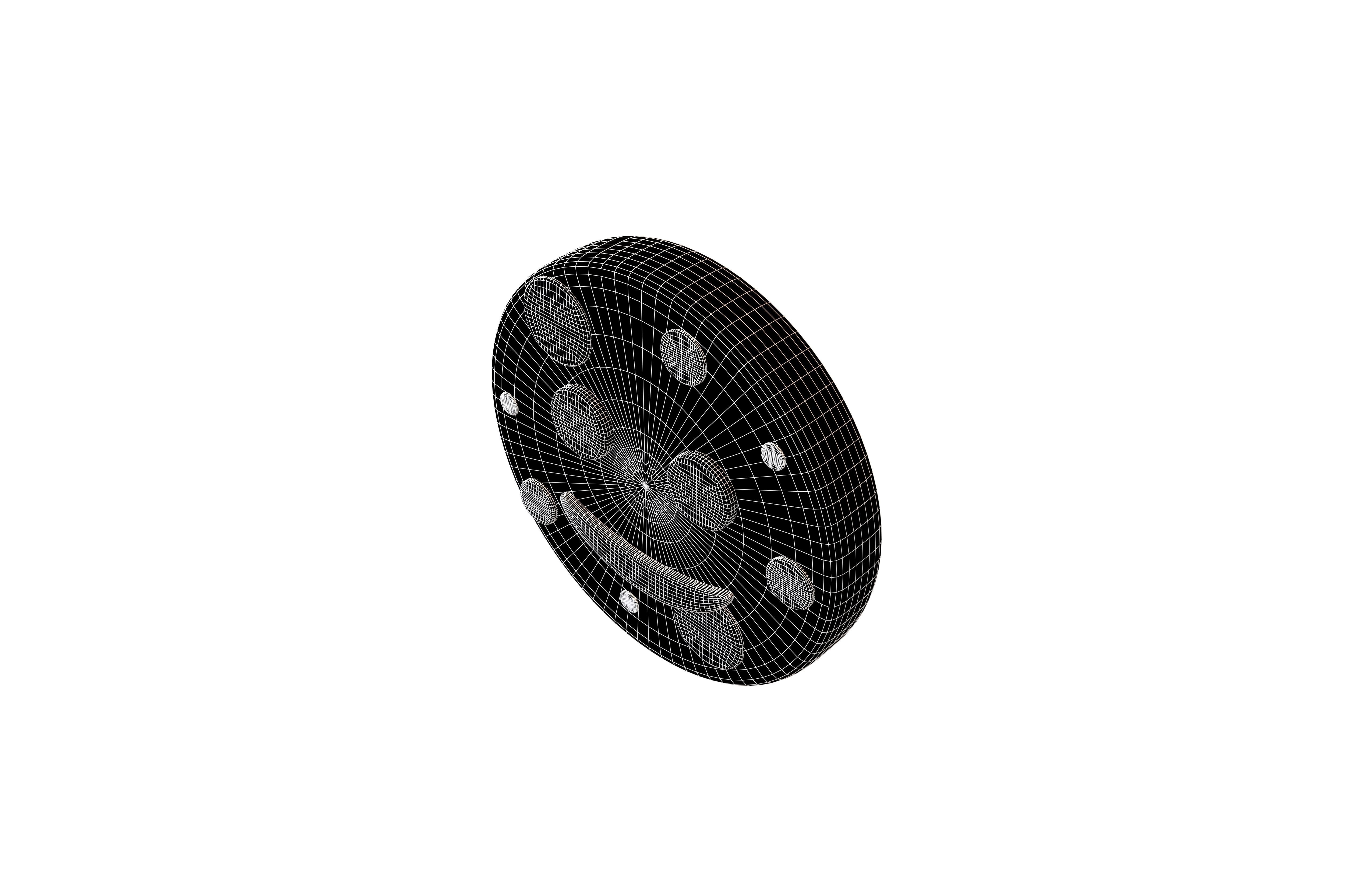 Twitter Full Moon Face v1 001 Low-poly 3D model_6