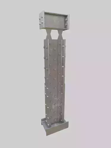 Steel Construction Font - Turkish Letter I