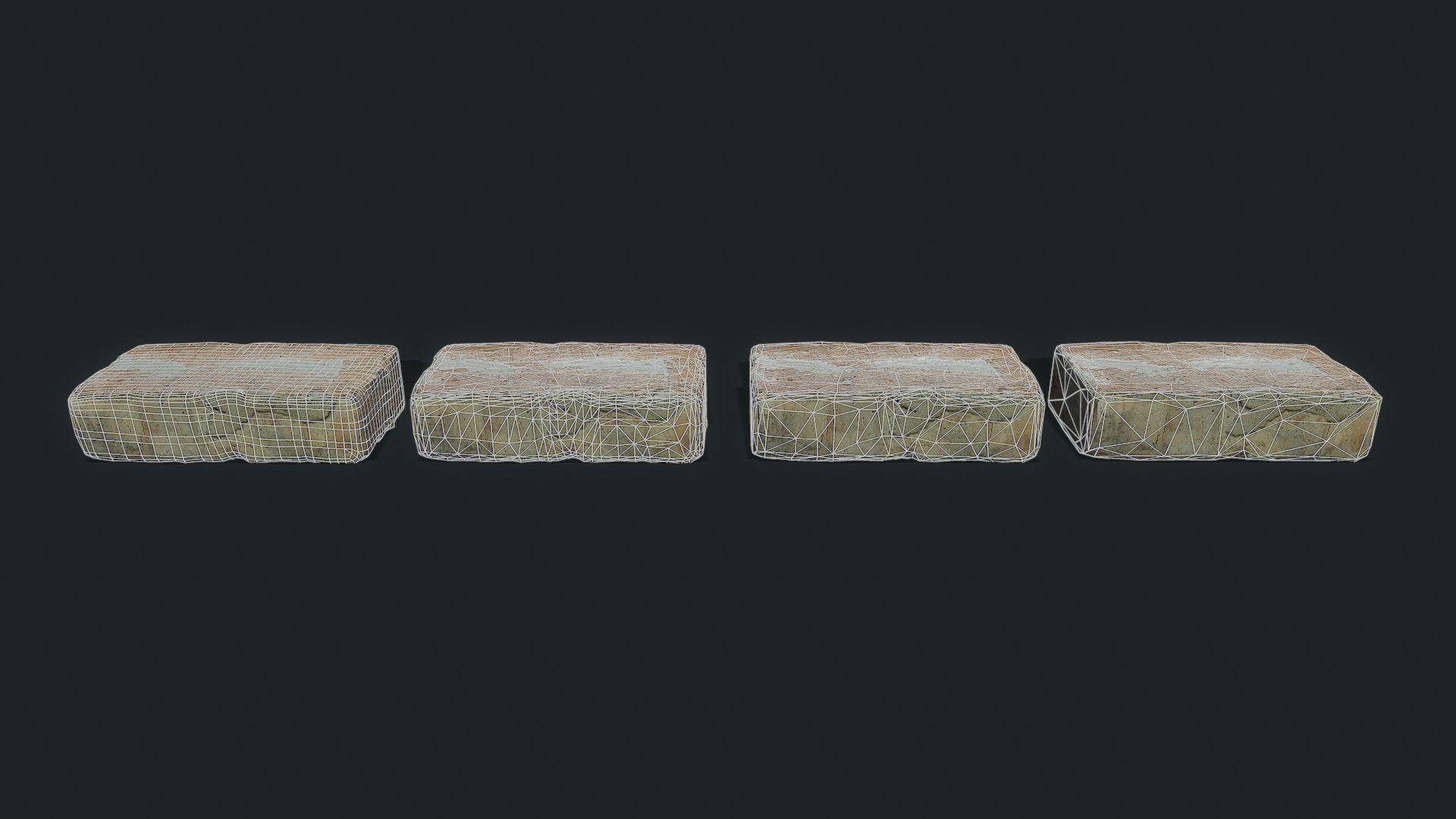 3D Scan Old Bricks Pack - Props Low-poly 3D model_22