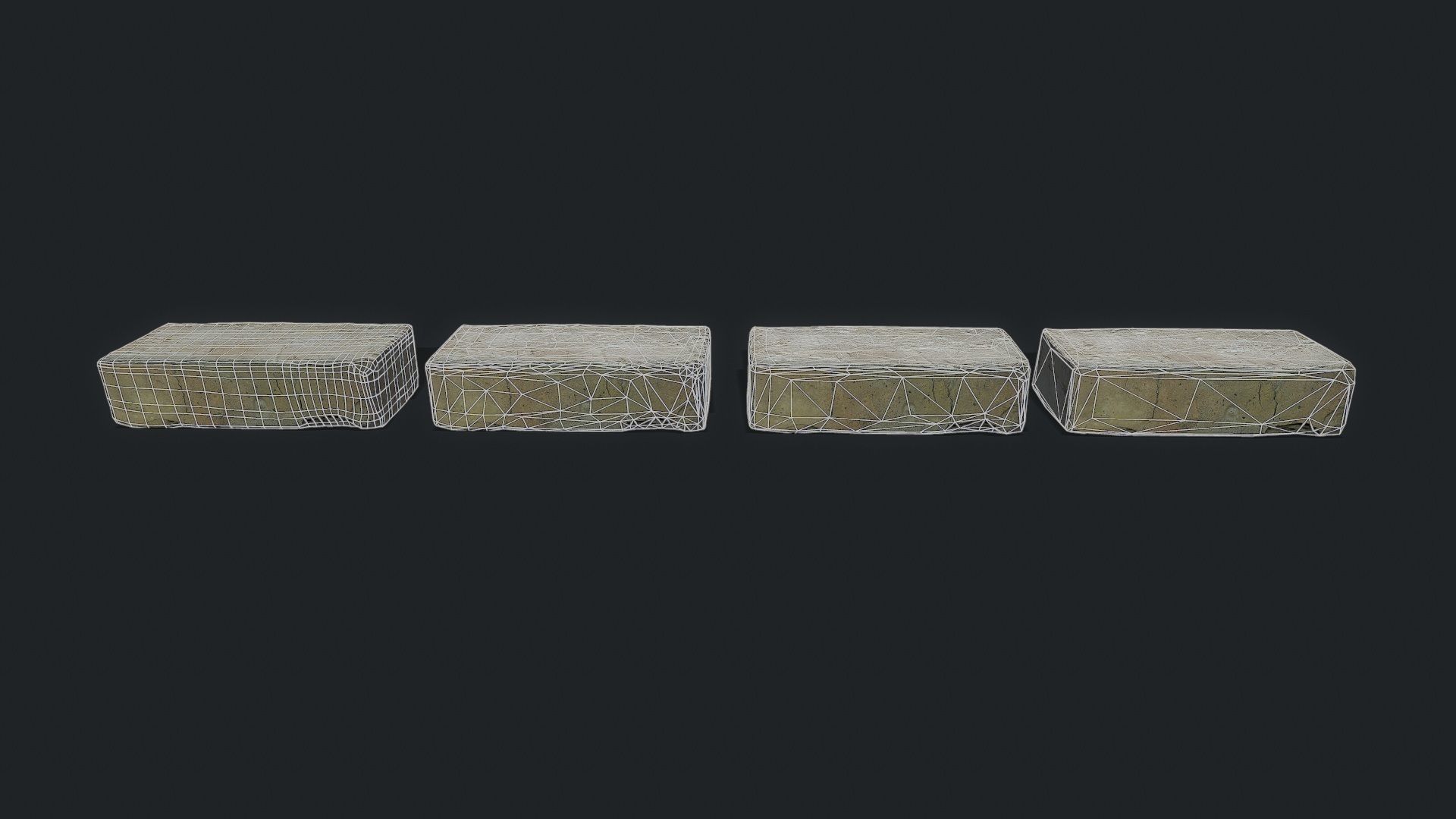 3D Scan Old Bricks Pack - Props Low-poly 3D model_7