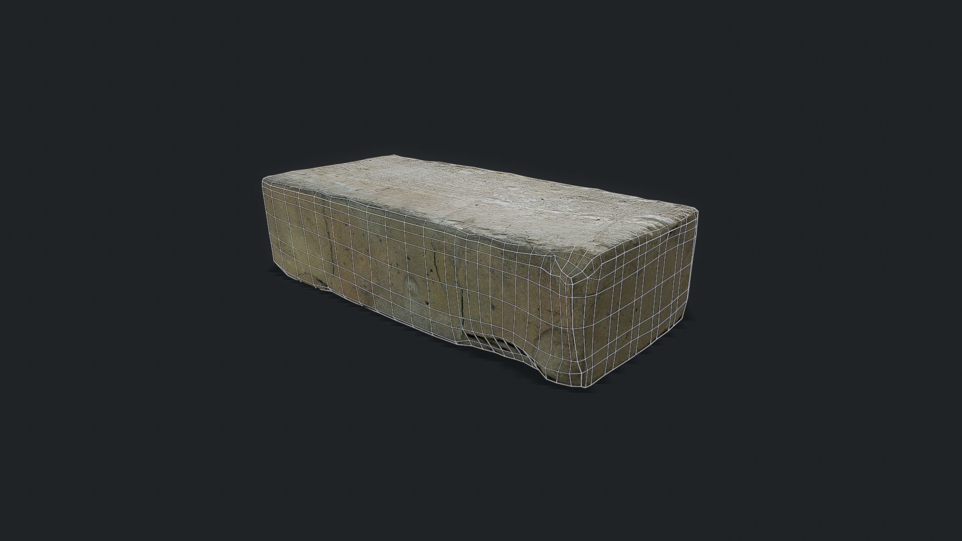 3D Scan Old Bricks Pack - Props Low-poly 3D model_5