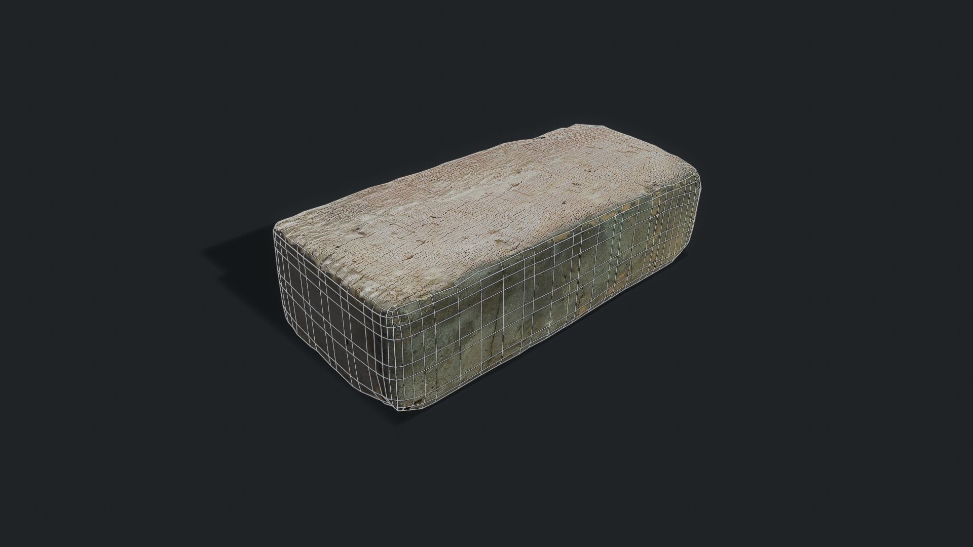 3D Scan Old Bricks Pack - Props Low-poly 3D model_10