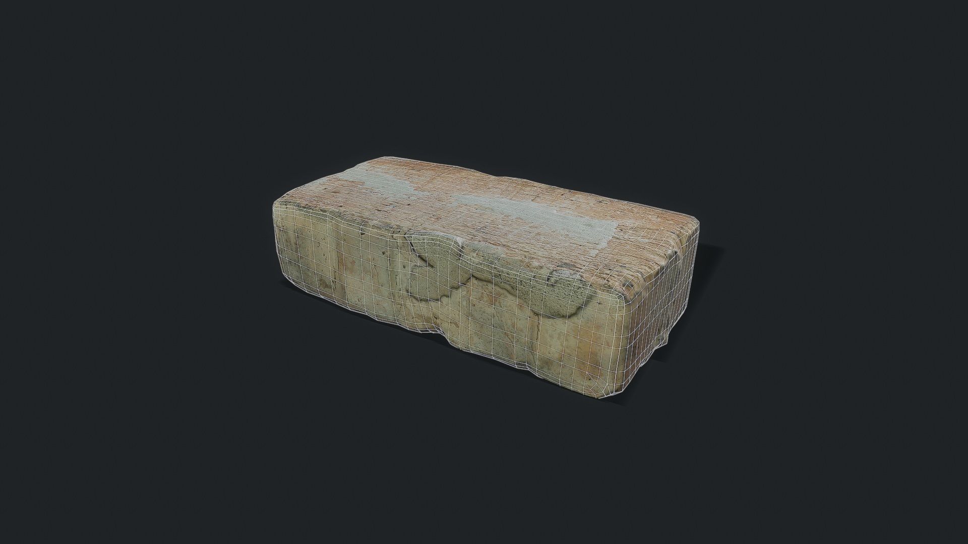 3D Scan Old Bricks Pack - Props Low-poly 3D model_20