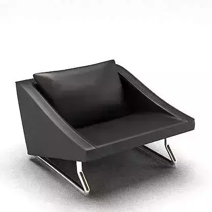 Modern Black Metal Chair