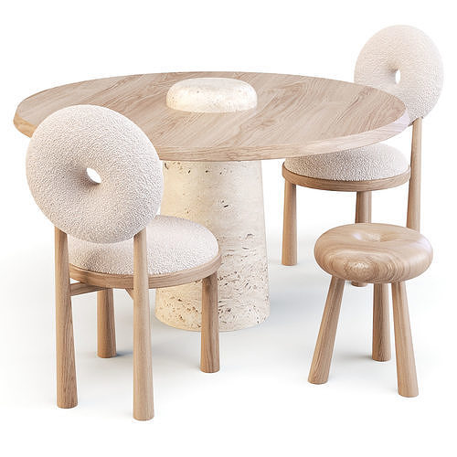 Emmanuelle Simon Baba - Dining Set 3D model