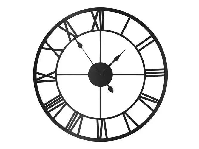 Wall Clock Metal  