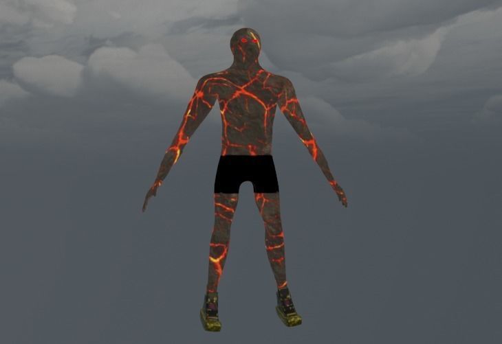 Samurai Animation Transformation Teleport Ready to Play Low-poly 3D model_5