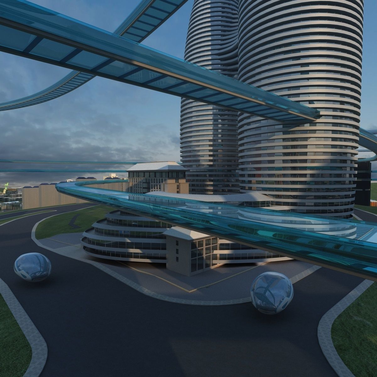 Future city 2 3D model_17