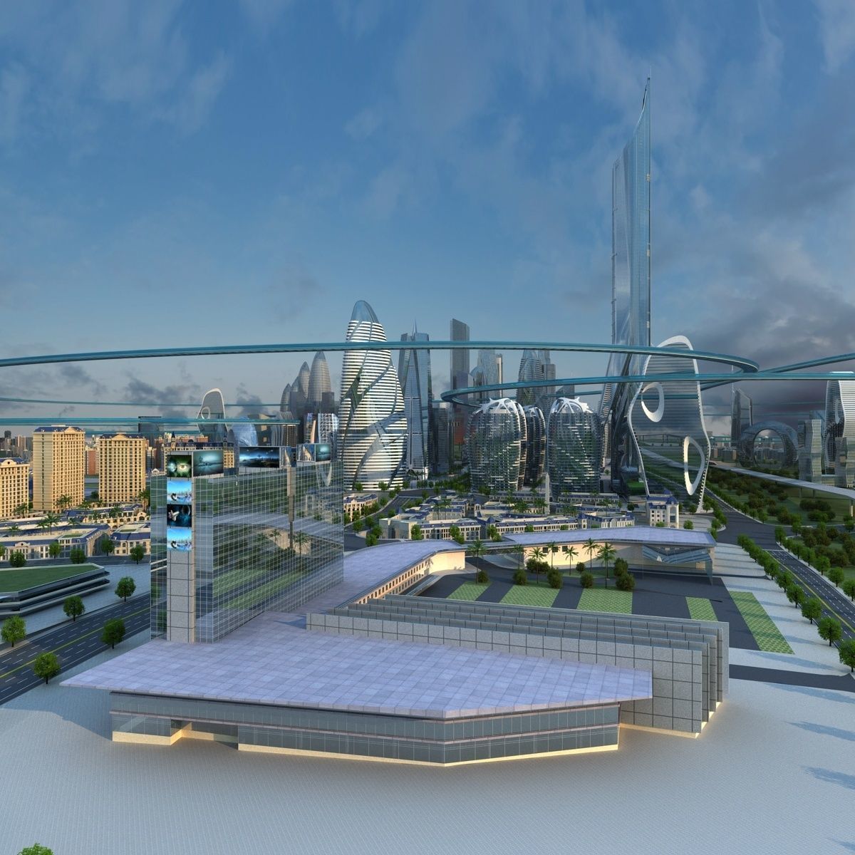 Future city 2 3D model_1