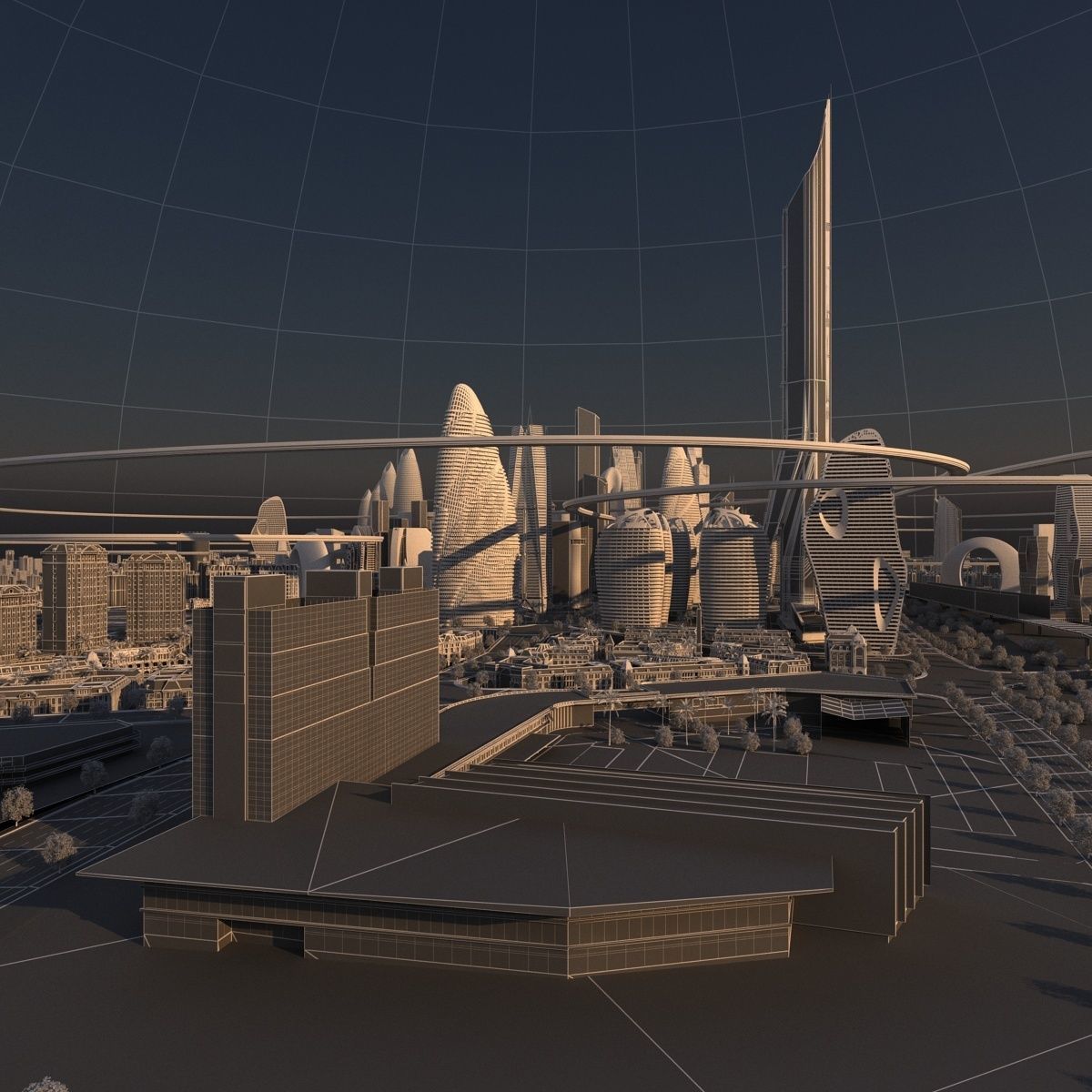 Future city 2 3D model_18