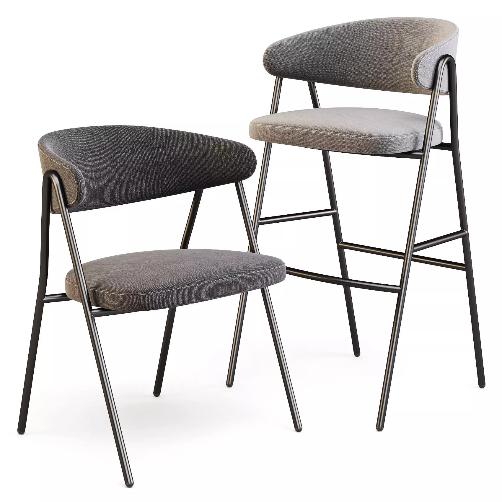 Parla Chia - Dining Chair and Bar Stool 3D model