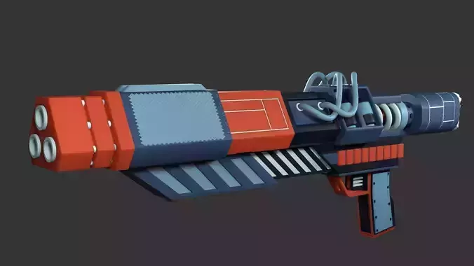 Shotgun made with blender