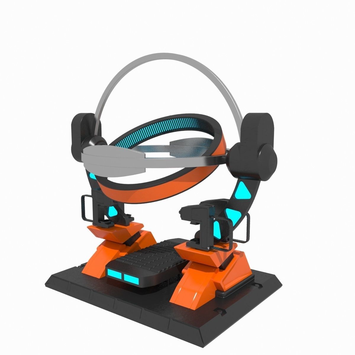 VR Equipment 1 3D model_2