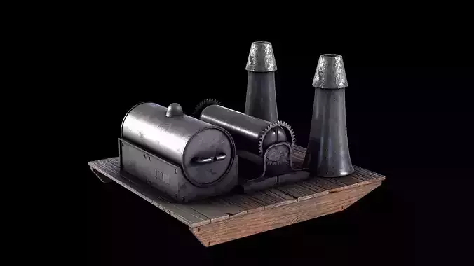 Steam donkey industrial 