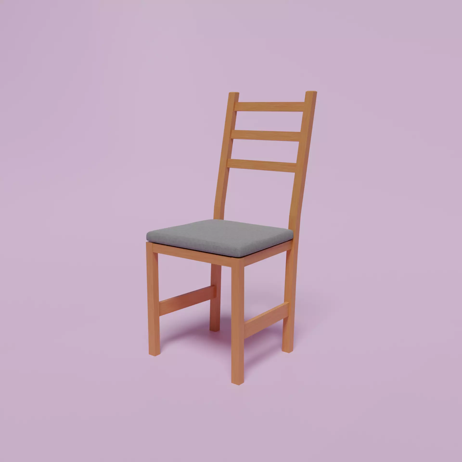 Lerhamn Chair Free low-poly 3D model