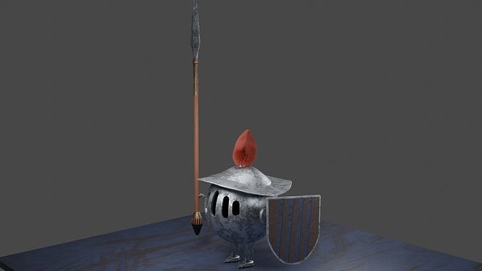 Sphere Knight 3D Model 3D model