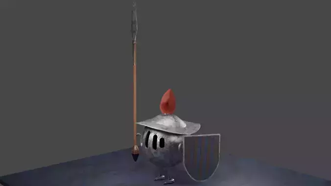 Sphere Knight 3D Model