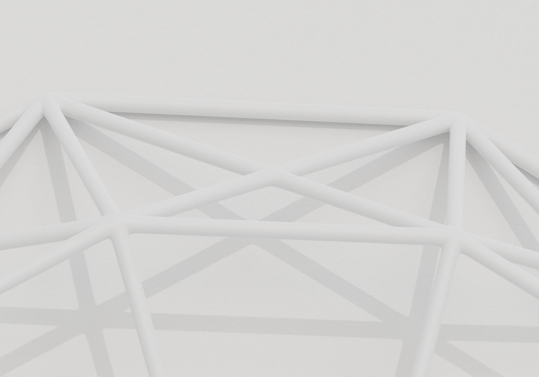 Geometric frame clock 3D model_5