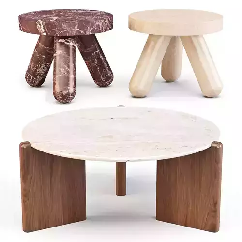 CB2 Santoro and Jaxx - Coffee and Side Tables