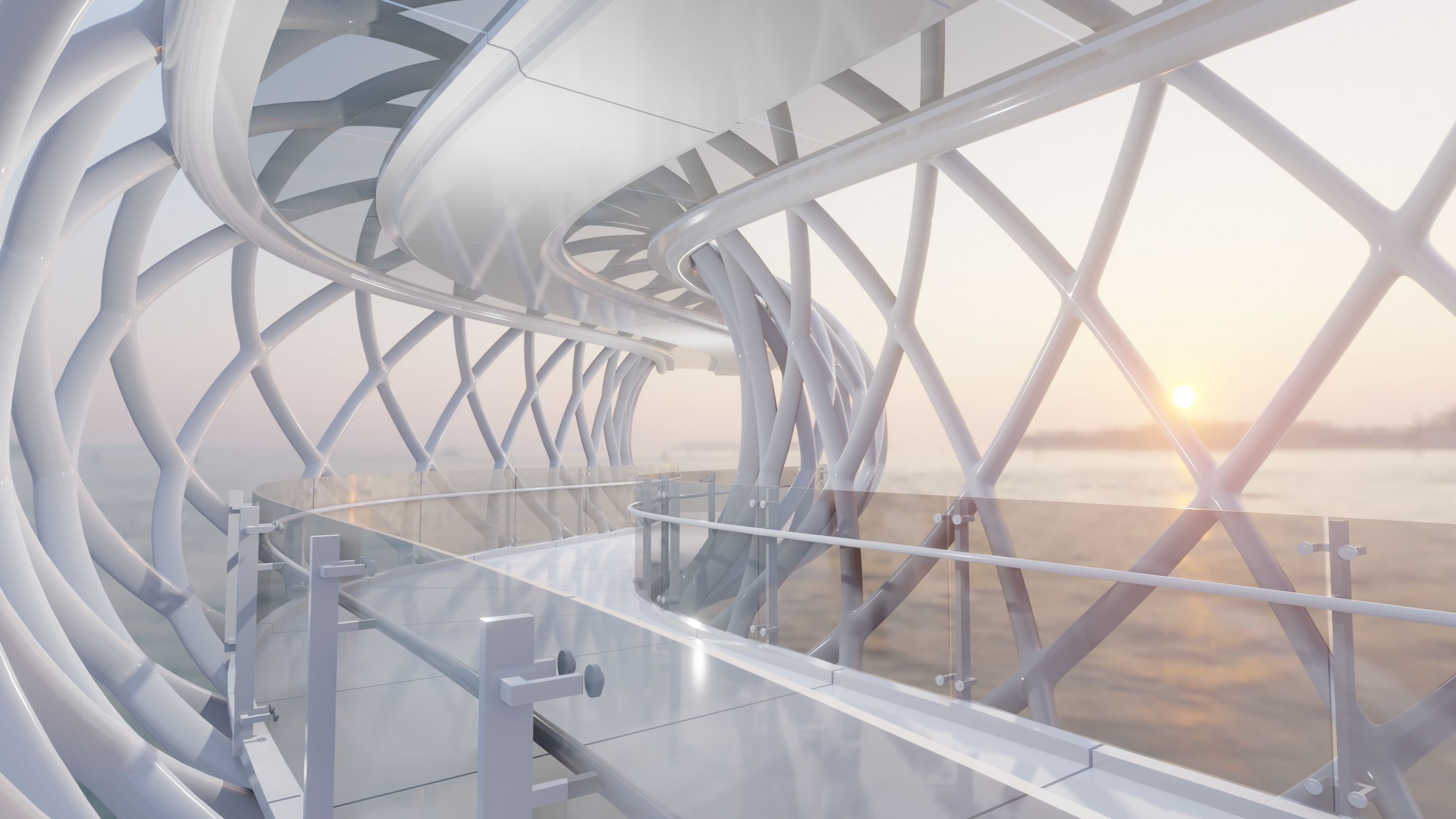 Future Bridge 03 3D model_9