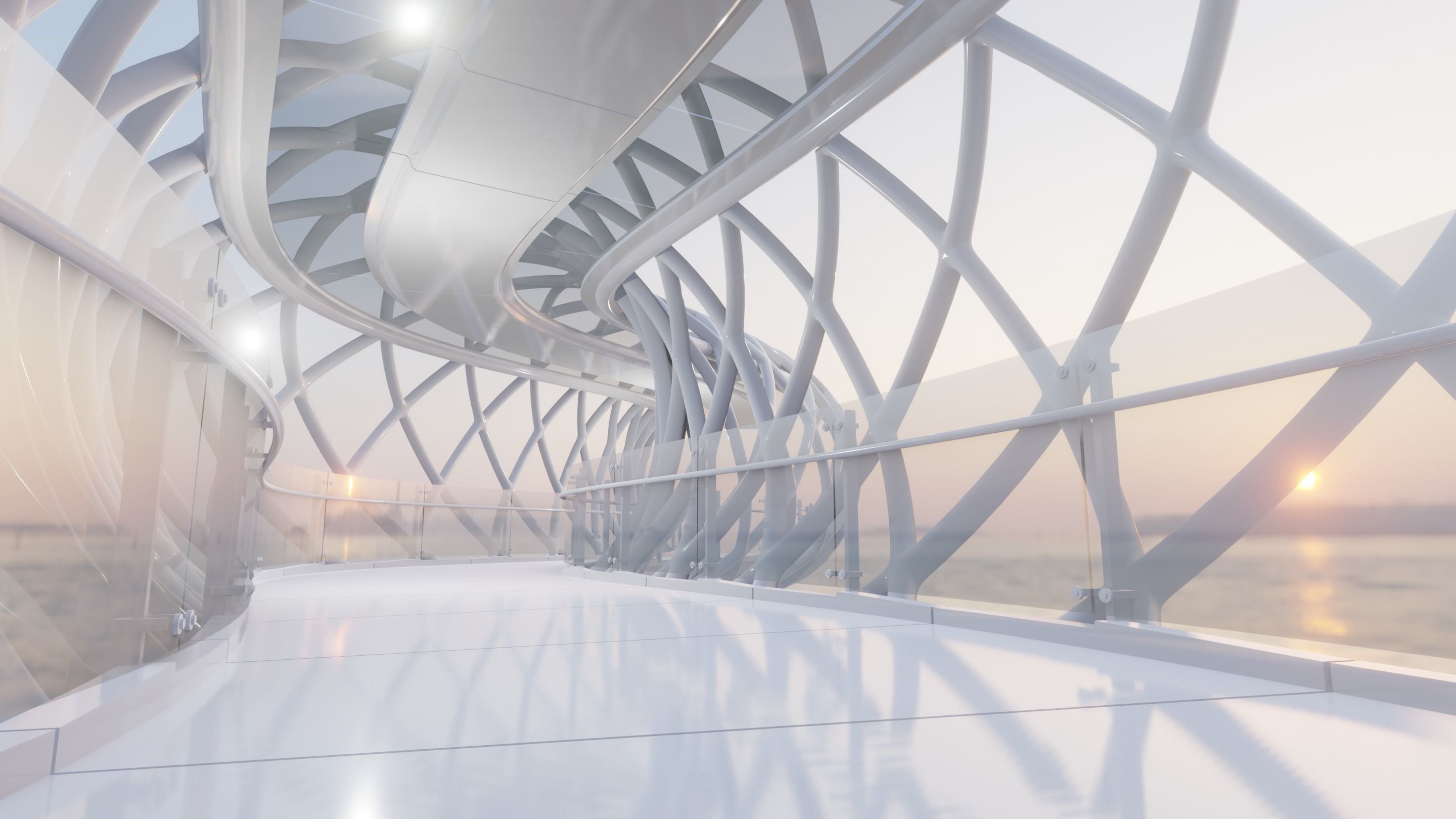 Future Bridge 03 3D model_7