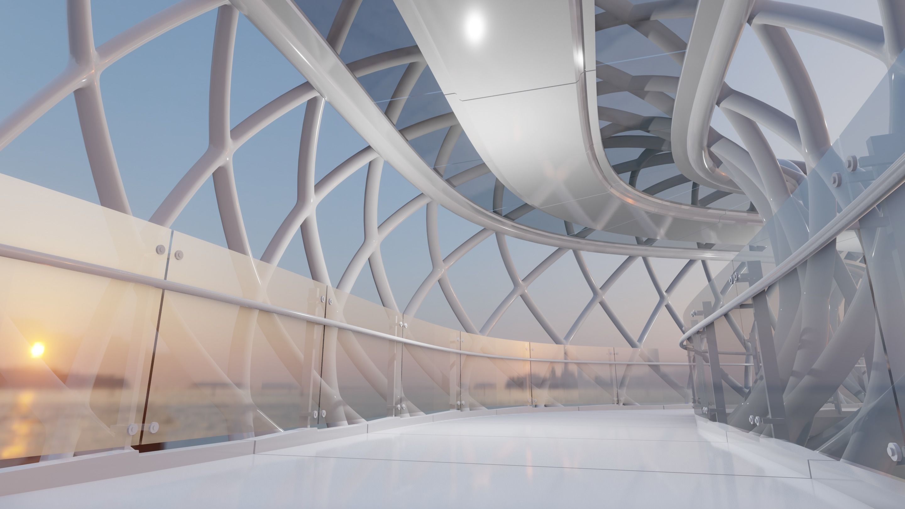 Future Bridge 03 3D model_6