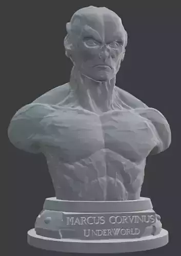 Marcus Underworld 3D Print bust