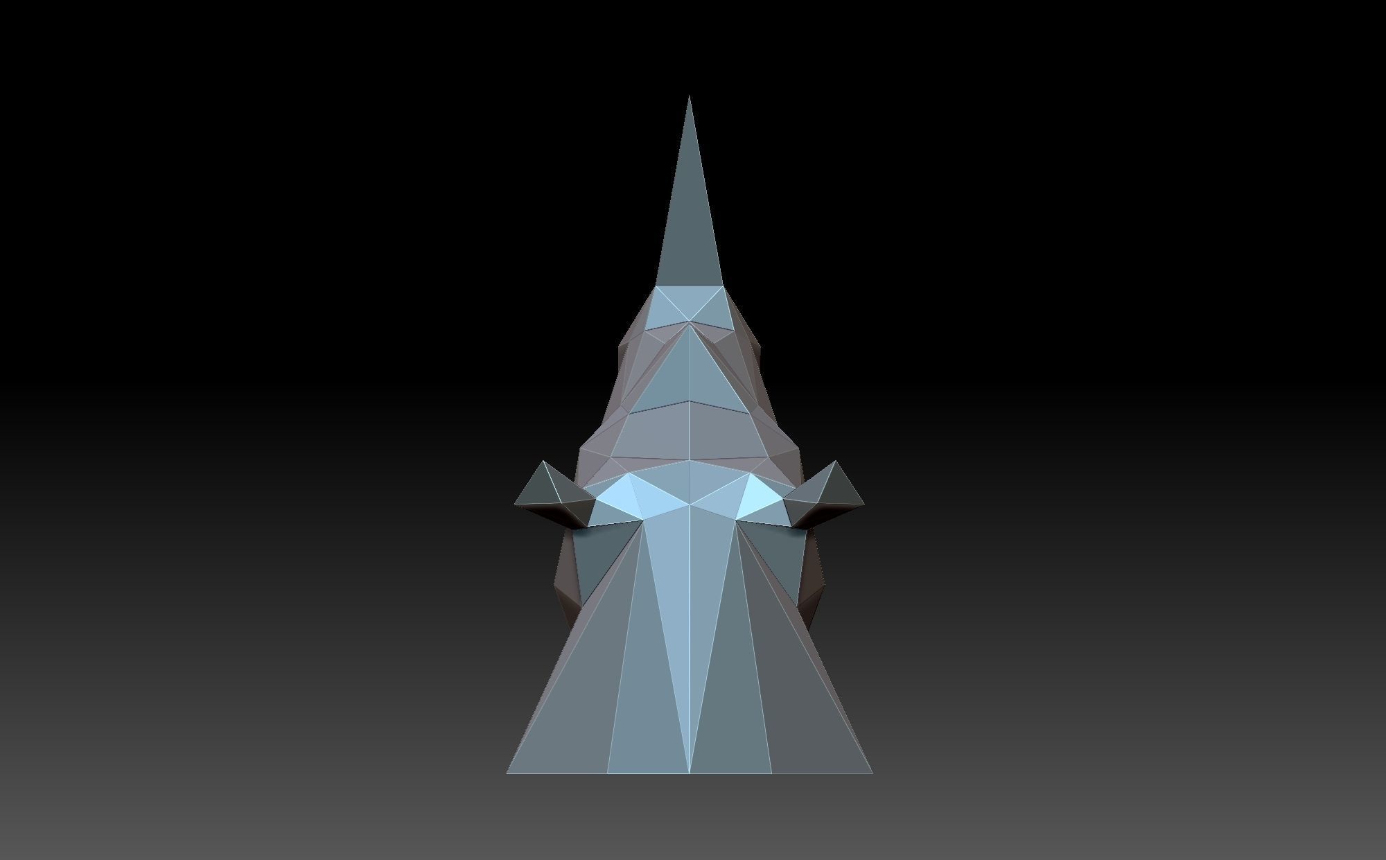 Head rhino 3D print model_5