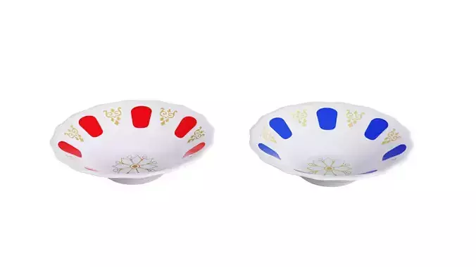 Turkish Tea Plates 3D model
