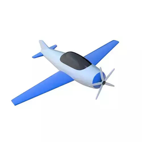 light - engine aircraft 3D print model