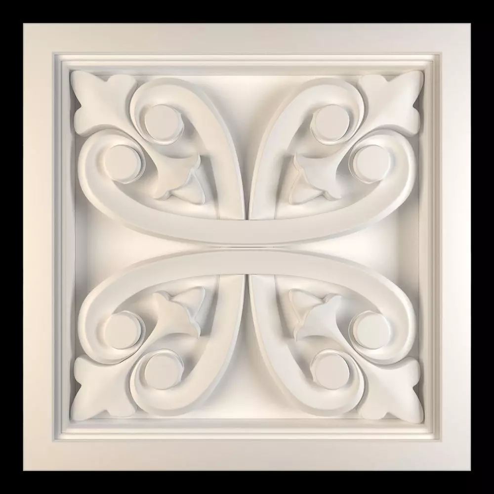 Decorative Wall Panel 03 3D model_0