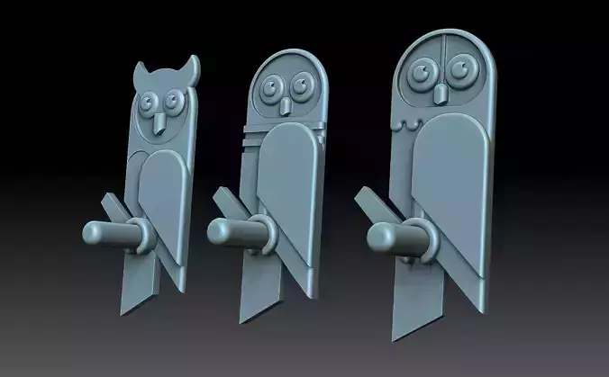 Set of owls