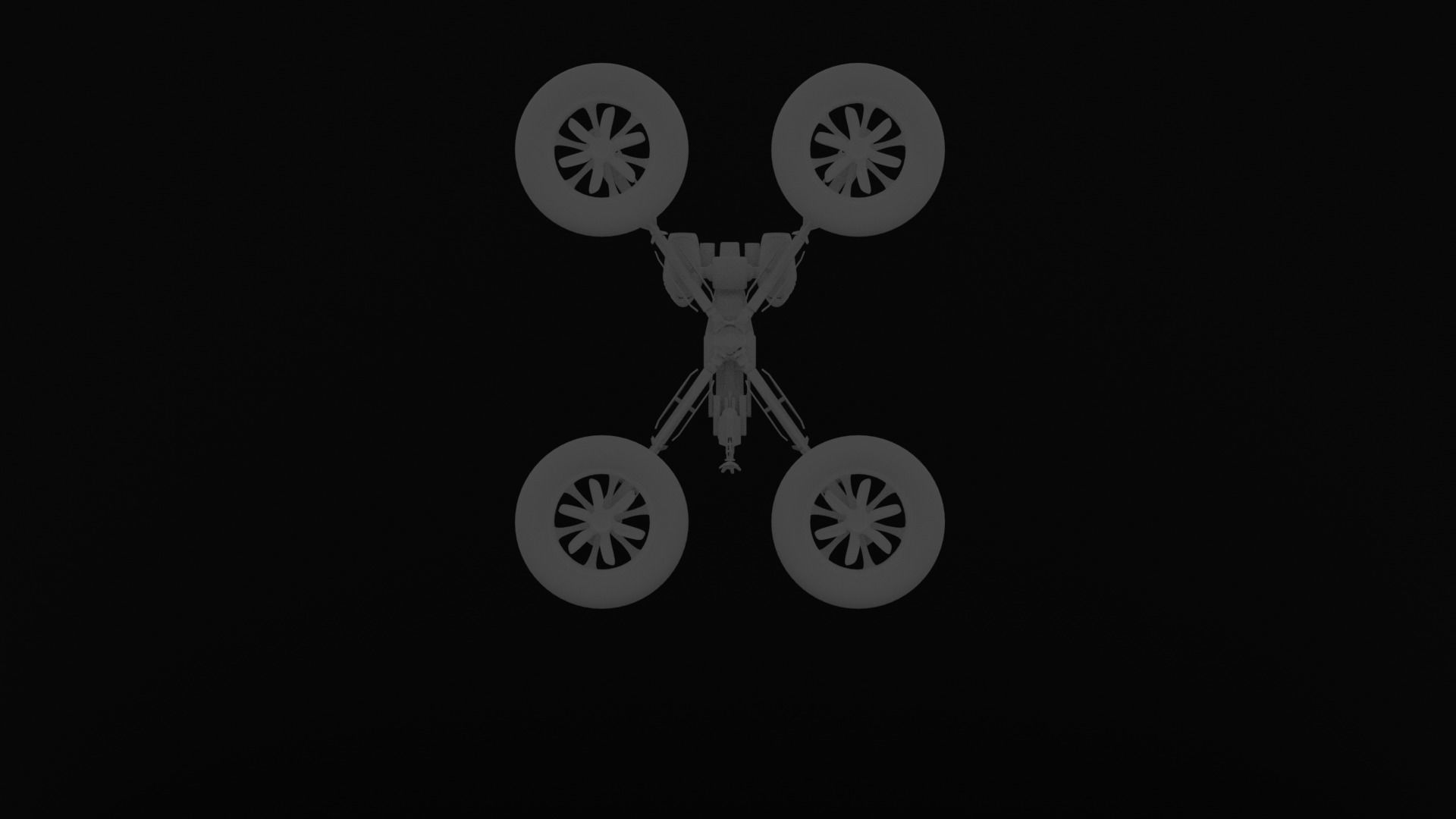 Robot on two wheels 3D model_5