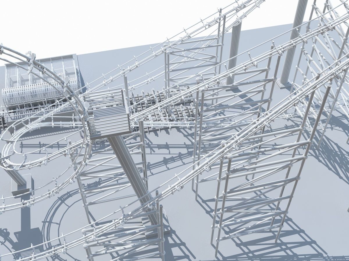Roller Coaster 1 3D model_17