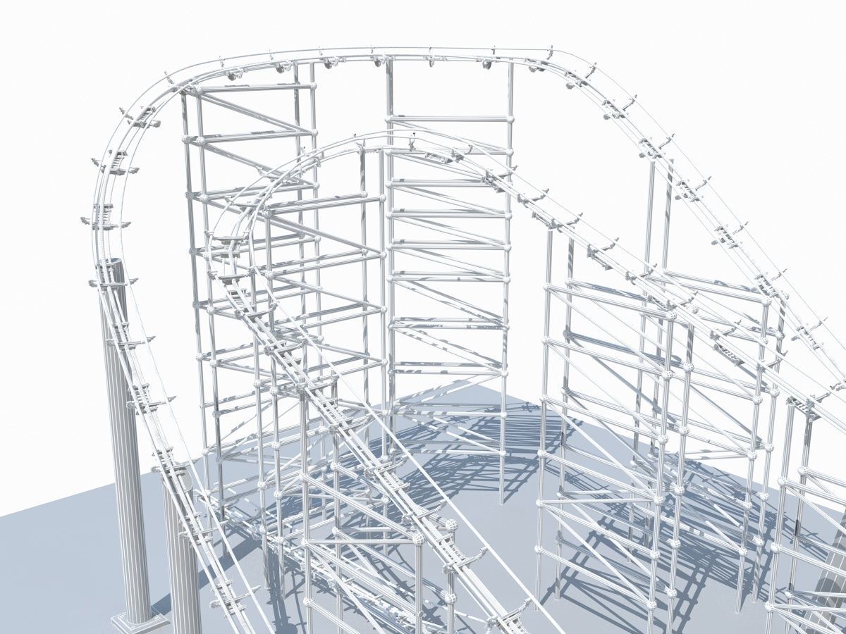 Roller Coaster 1 3D model_14