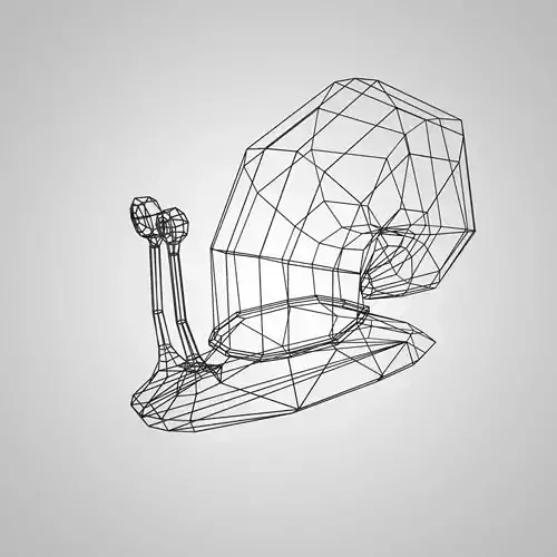 frame in the form of a snail 3D print model