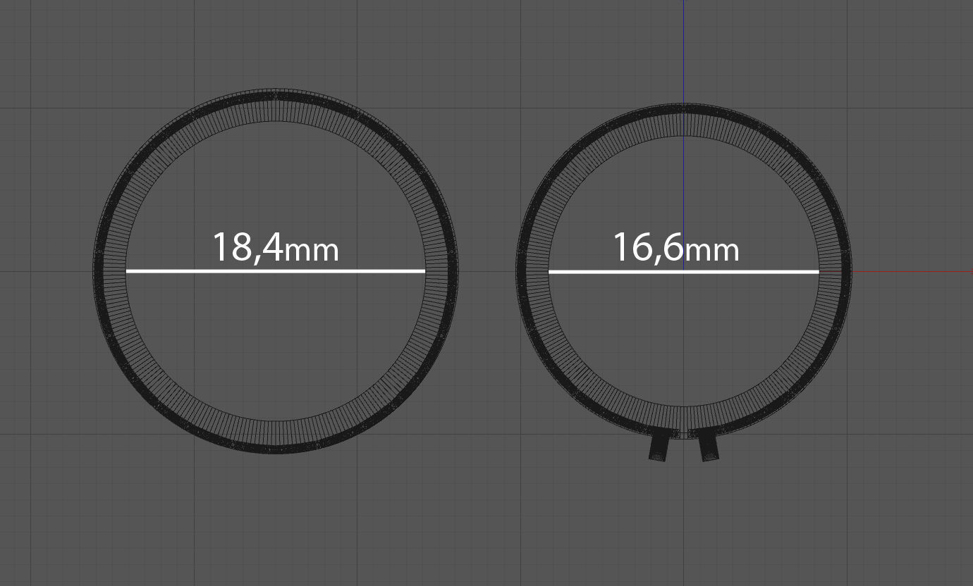 2 wedding rings 3D print model_5