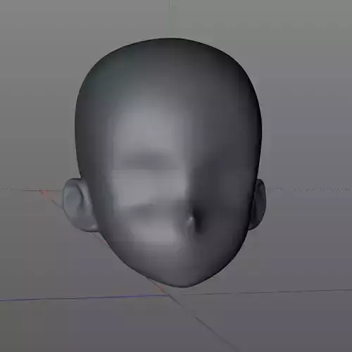 Head doll 3D print model