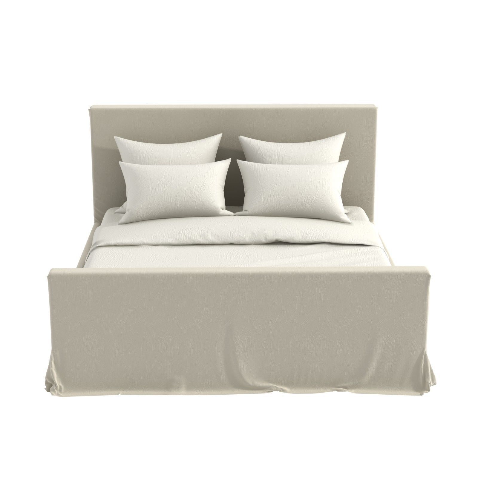 Community mfg Mara bed 3D model_1