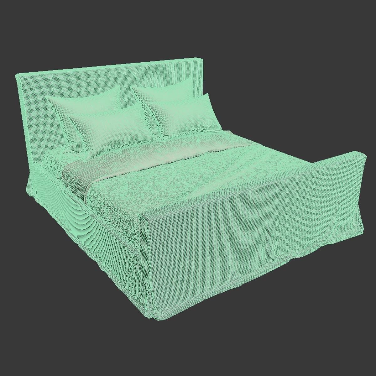 Community mfg Mara bed 3D model_6