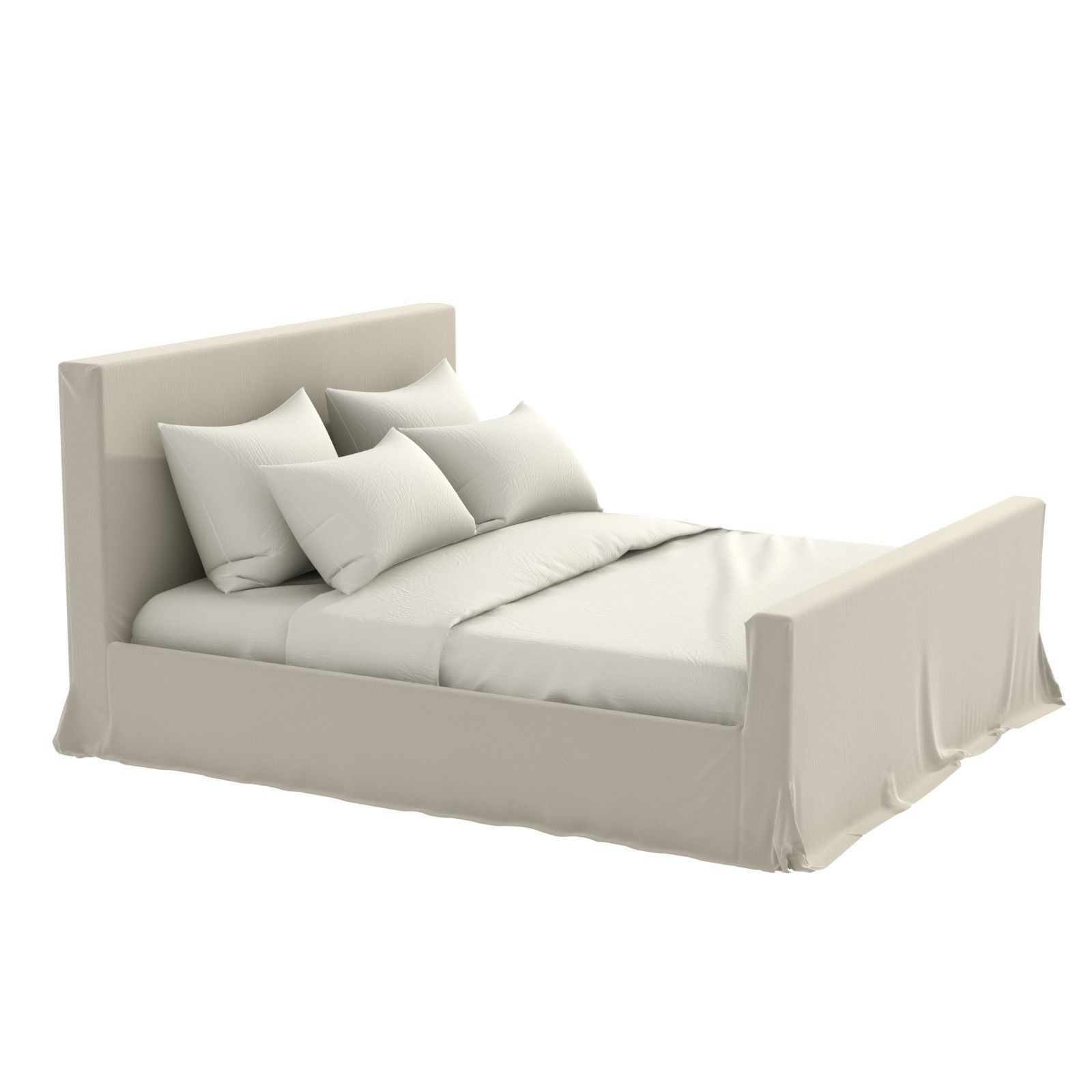 Community mfg Mara bed 3D model_2