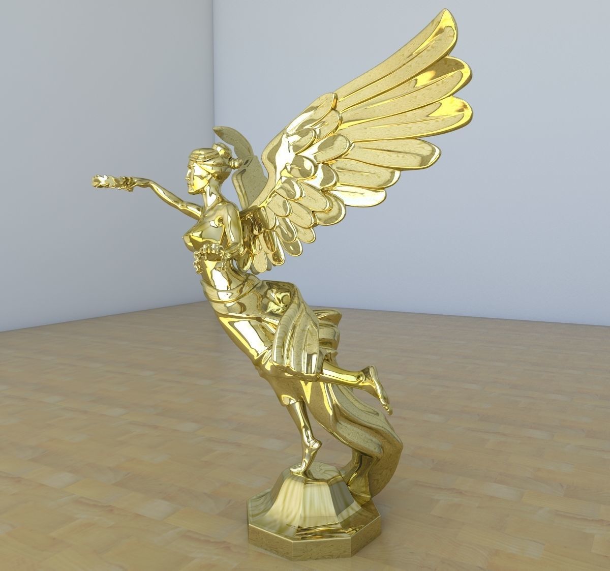 angel de la independencia 3D print model_2