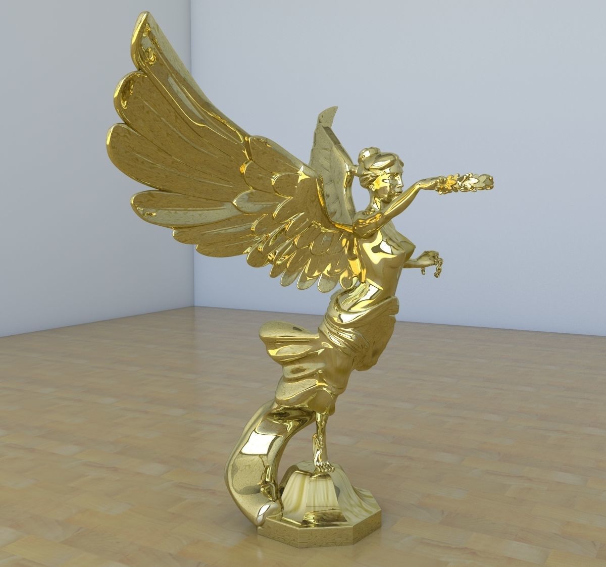 angel de la independencia 3D print model_1