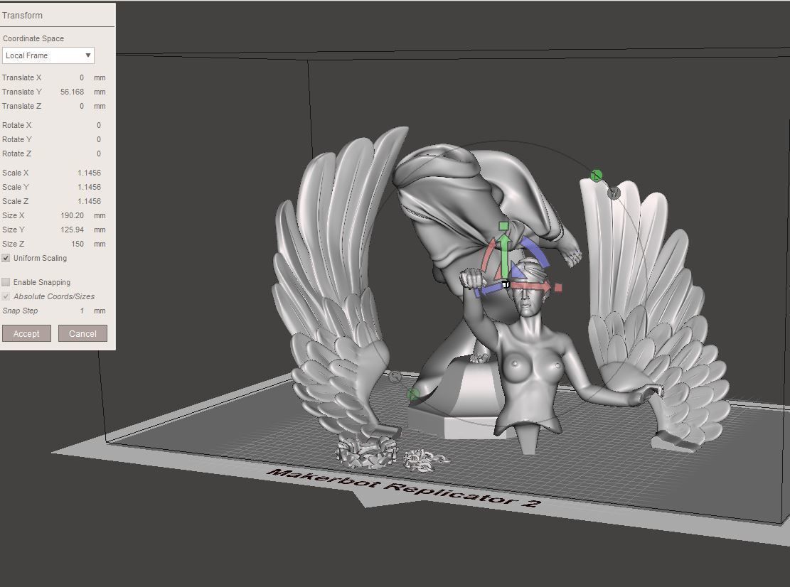 angel de la independencia 3D print model_8